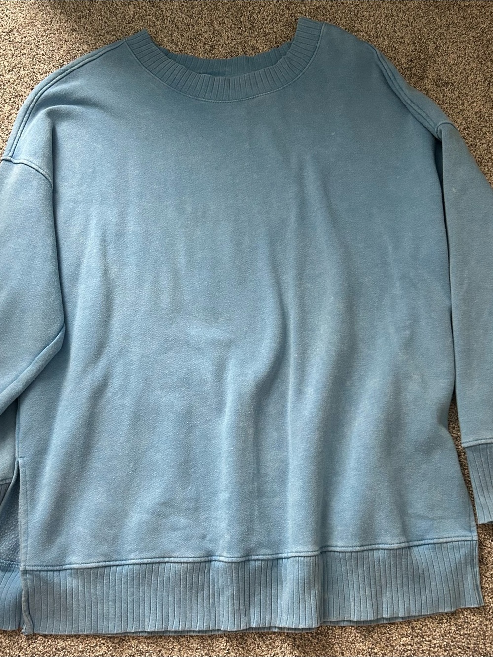 Crewneck Sweater in Sky Blue